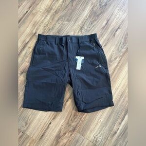 NWT - svacuam Men's Quick Dry Hiking Cargo Shorts with Zipper Pockets Sz 36